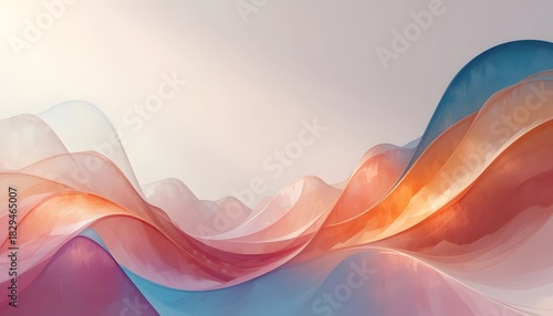 Harmonious Color Blending Modern Illustration