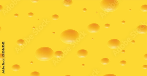 vector illustration of orange cheese with holes