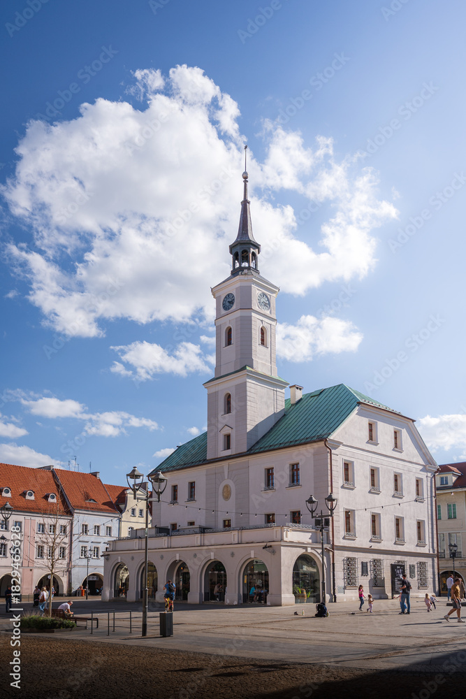 Fototapeta premium Market Square with the City Hall in Gliwice | Silesia, Poland