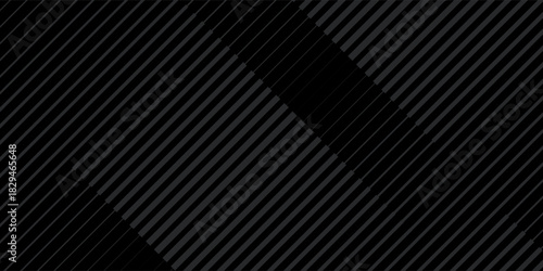 Sleek black background with vertical stripes. The black background has a subtle textured pattern, enhancing its modern, elegant black style. Digital background vector. Black background.