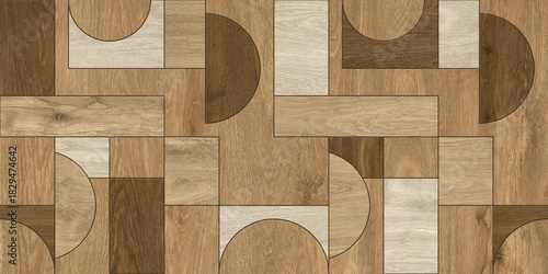 Fototapeta Naklejka Na Ścianę i Meble -  Geometric Natural Texture Decor