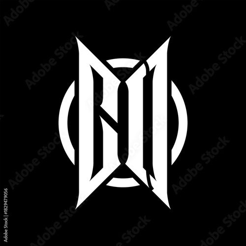 CO Monogram Logo on Black Background