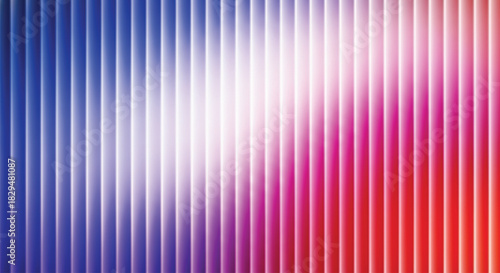 A abstract vertical background showcases a striking color gradient across parallel, three-dimensional ribbed lines, creating a modern, dynamic visual texture with strong color contrast.