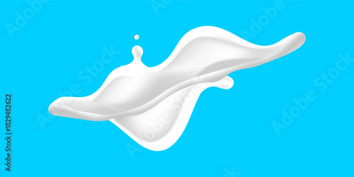 milk splash crown shape, milky splashing, milk simple shape, milk waves, milk splashes for advertising dairy products