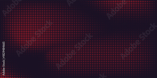 Red black wave background with mesh gradient effect. Vector illustration best trendy modern background