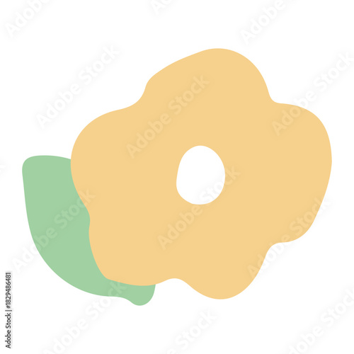 やさしい園じかんイラスト（主線なし・ゆるかわ）｜お花のイラスト