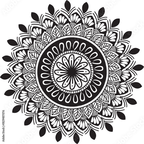 round lace pattern