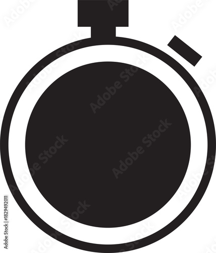 Precision Time: A meticulously crafted visual of a classic stopwatch, its face a study in minimalist design, representing the essence of punctuality, efficiency, and the fleeting nature of moments.