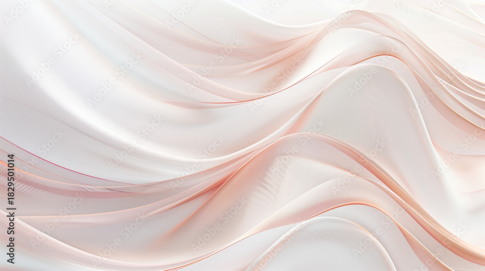 Obraz premium Soft Rosé Mesh Motion 