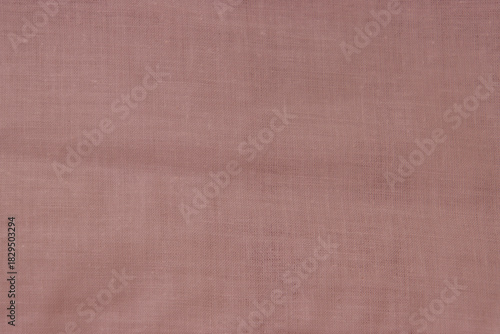 Pink Textile Fabric Texture With Subtle Wrinkles and Cotton Material Surface