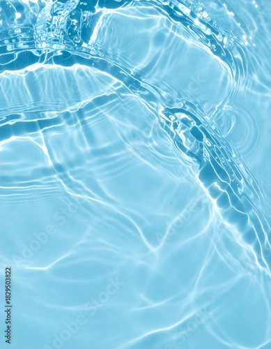 Light blue water with ripples and waves background