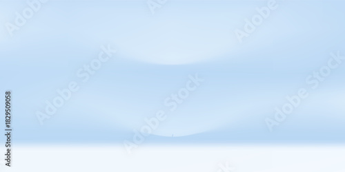 Blue studio room. Limbo light background. Abstract 3d backdrop for product presentation. Minimal wall scene. Showcase, promotion display modern