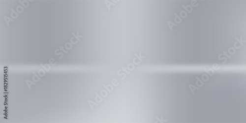 Vector aluminum grey sheet with reflection. Platinum and titanium abstract cold illustration