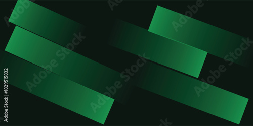 Abstract green geometric gradient background. Dynamic shapes composition. Fit for presentation design. wallpapers, brochure, posters