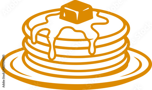 vector illustration food cake, cream, taco, coffee, burger, egg, pizza fries 