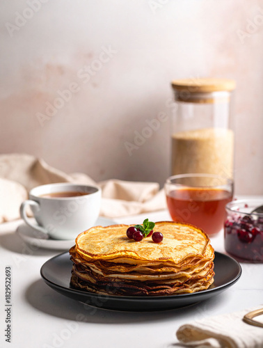 crêpes et confiture