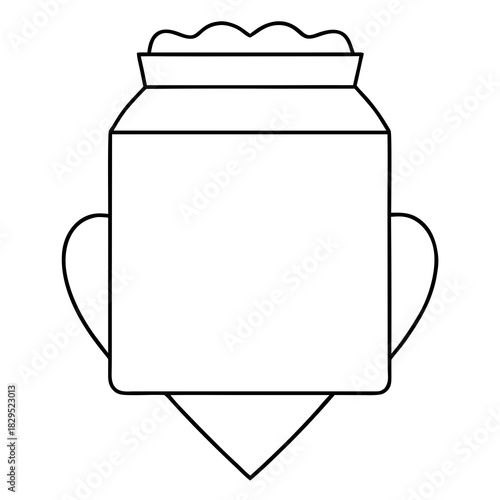 DIY wedding souvenirs concept with empty jar and heart shape for decorations