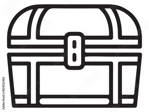 Outline of a virtual item loot chest design