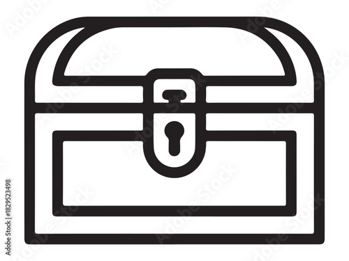 Outline of a virtual item loot chest design