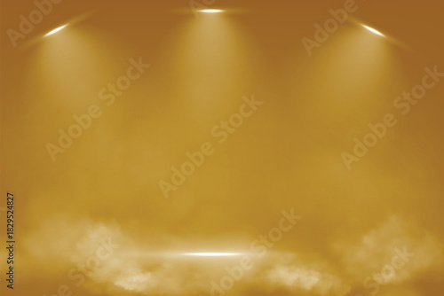 black background with focus spot light