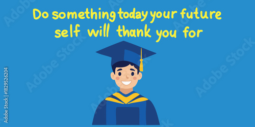 do something today inspirational quote banner