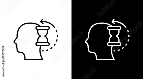 Patience White Icon Set Design