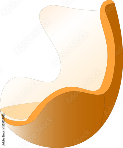 Futuristic Chair Vector Illustration