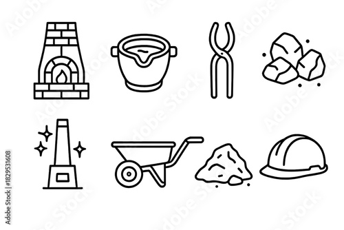 Iron Smelting Icons