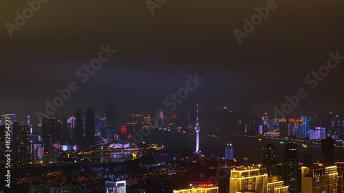 Wallpaper Mural Wuhan city landmark skyline scenery Torontodigital.ca