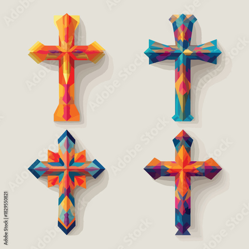 set of crosses