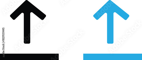 upload icon button. Files upload icons symbol in line and flat style on Transparent Background
