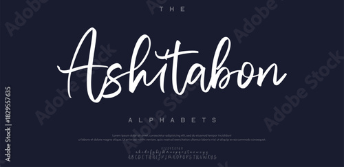 Elegant font alphabet logo. Typography Beauty fashion luxury classic letters serif fonts decorative wedding vintage retro logos. vector illustration
