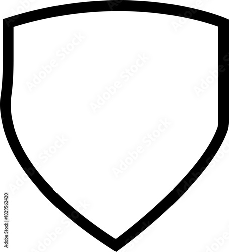 Shield icons Protect shield vector, Shield vector icons,. Protection icon vector. Security vector icon, Diverse shield shapes collection black graphic design elements emblem crest, isolated on transpa