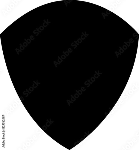 Shield icons Protect shield vector, Shield vector icons,. Protection icon vector. Security vector icon, Diverse shield shapes collection black graphic design elements emblem crest, isolated on transpa