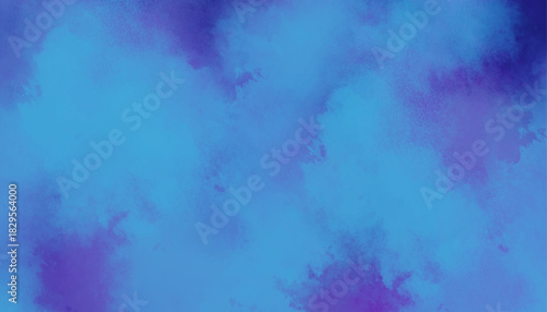Vibrant Blue and Purple Watercolor Texture Background