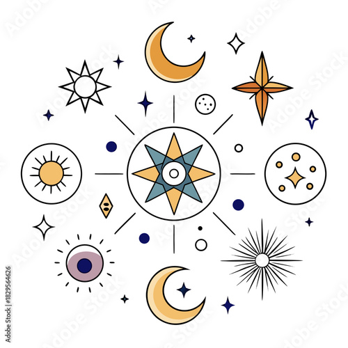 vector illustration of a star