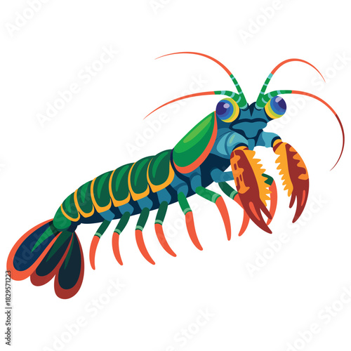 vector illustration of a cartoon bug