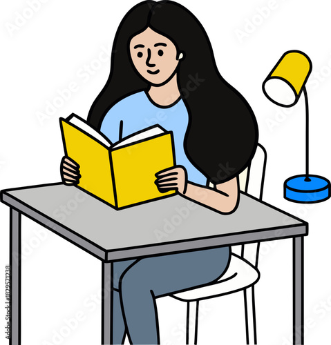 college student illustration