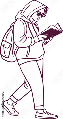 college student illustration