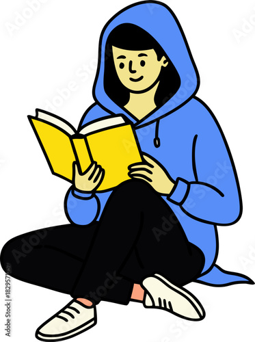 college student illustration