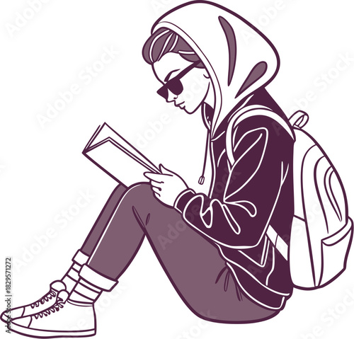 college student illustration