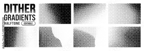 Gradient dither bit with game bitmap background and pattern bg set pixel. 2D interface dot with computer noise old and grid art arcade square. Block vector fade with abstract gradation video and retro
