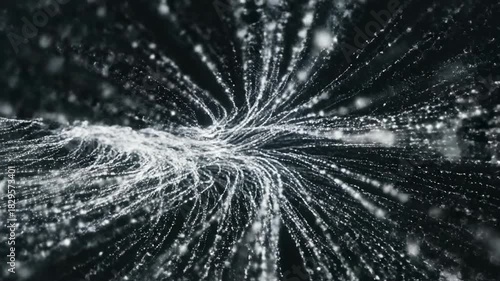 Cosmic Network: An abstract depiction of interconnected lines, reminiscent of the vast, intricate networks of the universe, suggesting complexity and a web of data or connections.
