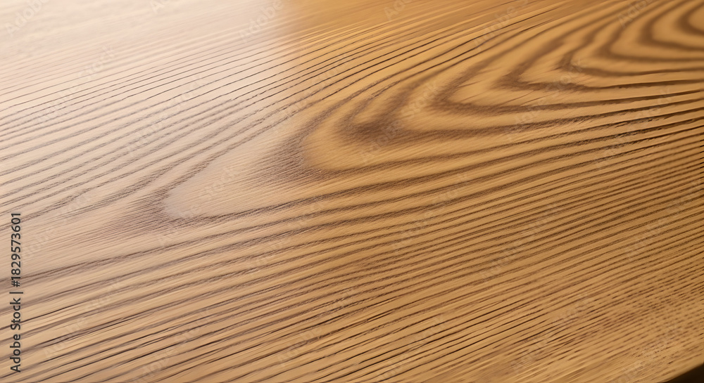 Naklejka premium A close-up photograph shows the detail of wooden boards with their distinct grain pattern, showcasing the natural texture and organic design in a warm, inviting, and visually pleasing manner.
