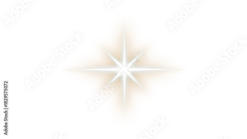 Photos Glowing star shining brightly