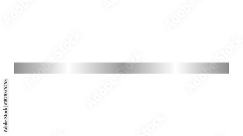 Minimalist silver line on a clean background. Simple and stylish metallic design. , transparent background