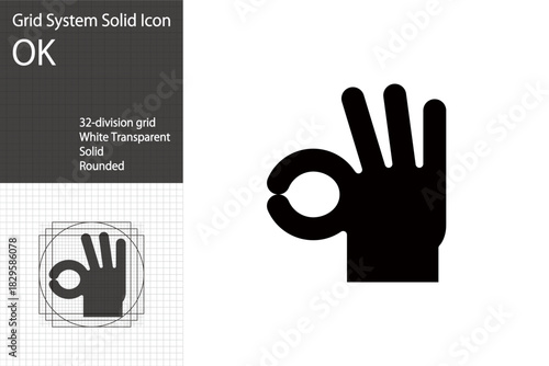 OK sign, hand icon representing YES or agreement