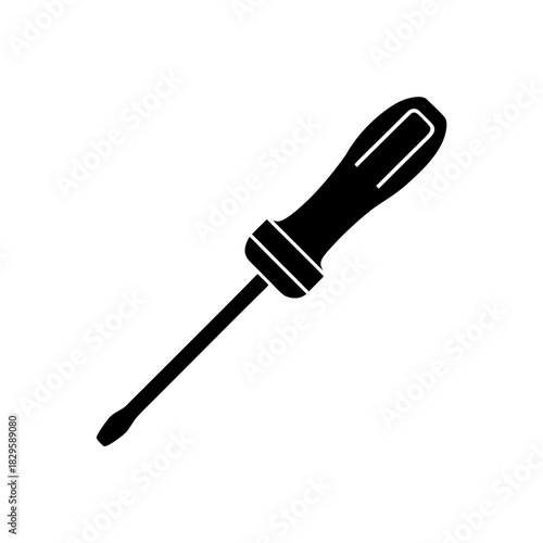 Screwdriver tool icon, essential for assembly and home repair