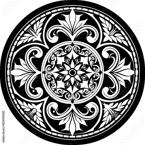 A centered--highly-detailed-mandala-with-intricate  