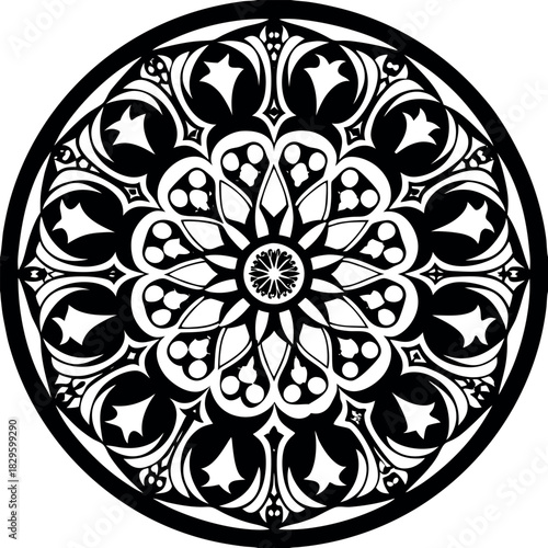 A centered--highly-detailed-mandala-with-intricate  